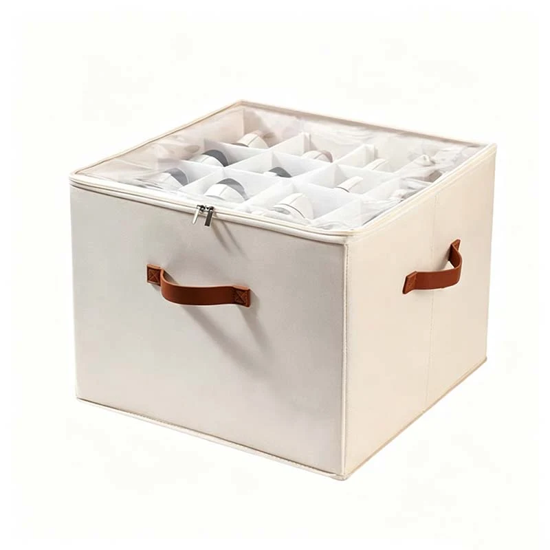 Foldable Shoe Organizer ForCloset With Clear Cover