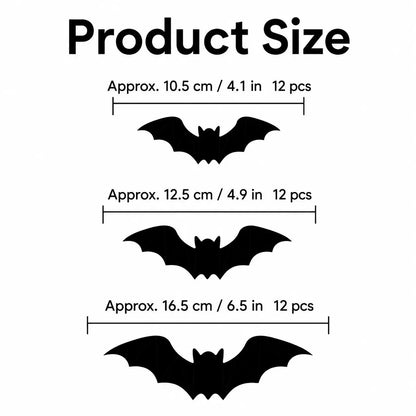 🔥Halloween Early Bird Sale🎃3D LED BAT DECORATION🦇✨