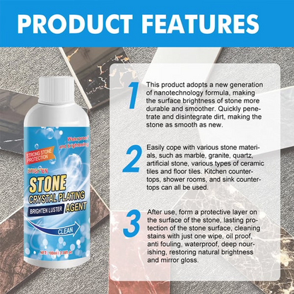 🔥Stone Stain Remover Cleaner (Effective Removal of Oxidation, Rust, Stains)