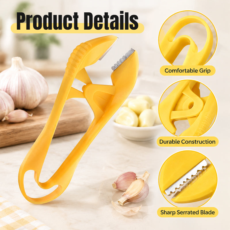 🔥Black Friday Deal 🔥Manual Garlic Peeler with Serrated Jaws
