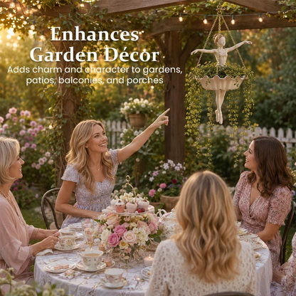 ✨ Limited Stock Available 🩰 Ballet Dancer Hanging Planter – Artistic Garden Décor & Flower Display