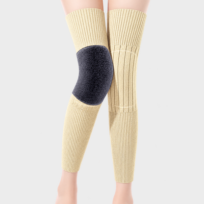 Long Knee Pads for Men and Women, One Size with Thick Wool Lining ??