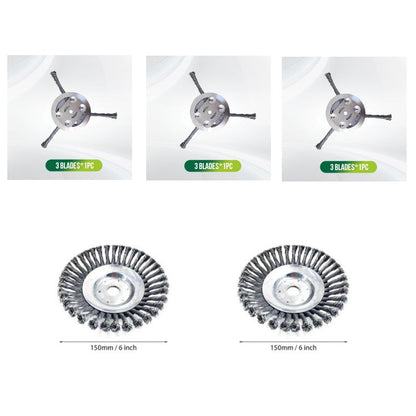 🔄 50% OFF NOW! ⚙️ Replacement Blade for Grass Trimmer – Quick Tool-Free Replacement, Tangle-Free Design, and Universal Compatibility ✂️