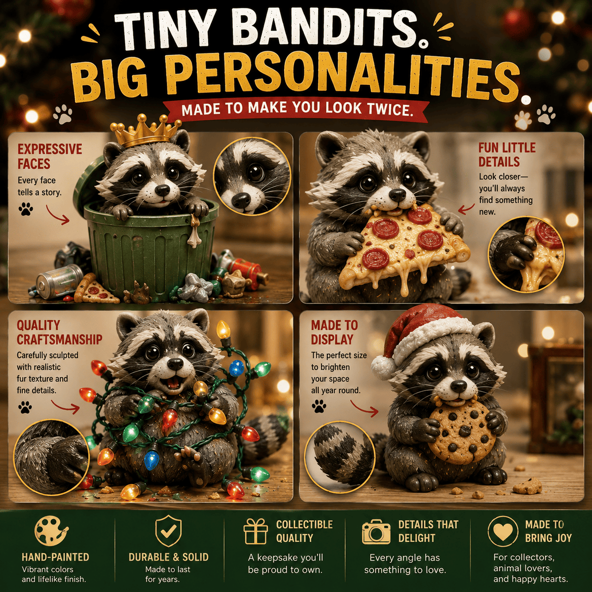 🦝 Backyard Bandits Advent Calendar – 24 Days of Tiny Trouble