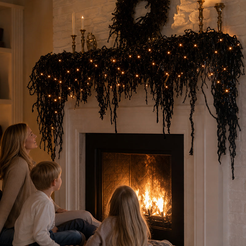👻New Arrivals🎃 Spooky Chic: Halloween Fireplace Decor Set 👻