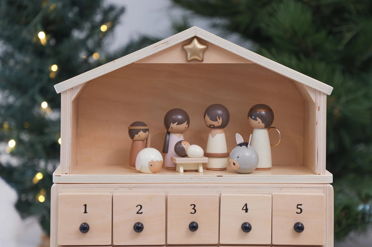 🔥LAST DAY SALE - 49% OFF✨✝️The Rescuer –Nativity Advent Calendar