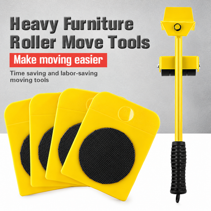 🛋️ Clearance 50% Off ✨ Furniture Moving System — Lift & Slide, 360° Rotation 🏠