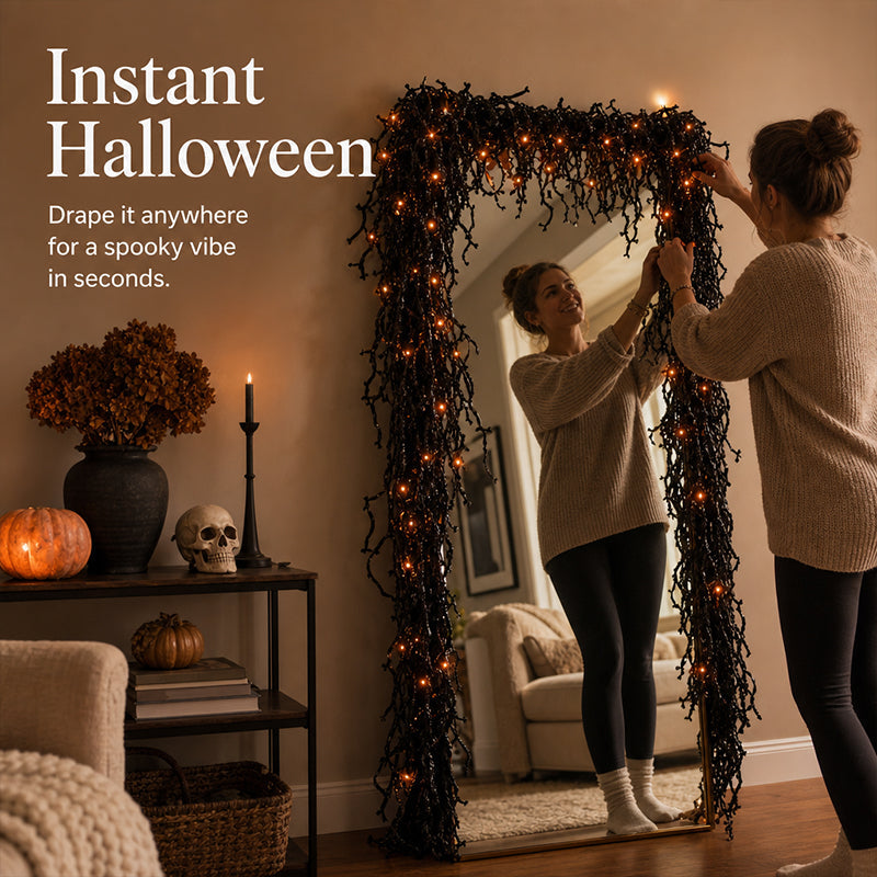 👻New Arrivals🎃 Spooky Chic: Halloween Fireplace Decor Set 👻