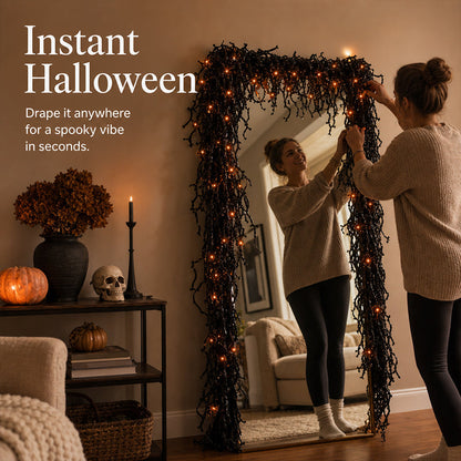 👻New Arrivals🎃 Spooky Chic: Halloween Fireplace Decor Set 👻