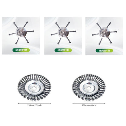 🔄 50% OFF NOW! ⚙️ Replacement Blade for Grass Trimmer – Quick Tool-Free Replacement, Tangle-Free Design, and Universal Compatibility ✂️