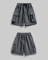 Men's Plus Size Straight Casual Tooling Shorts M-8XL