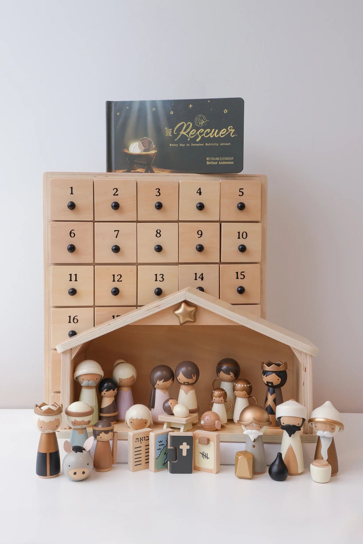 🔥LAST DAY SALE - 49% OFF✨✝️The Rescuer –Nativity Advent Calendar