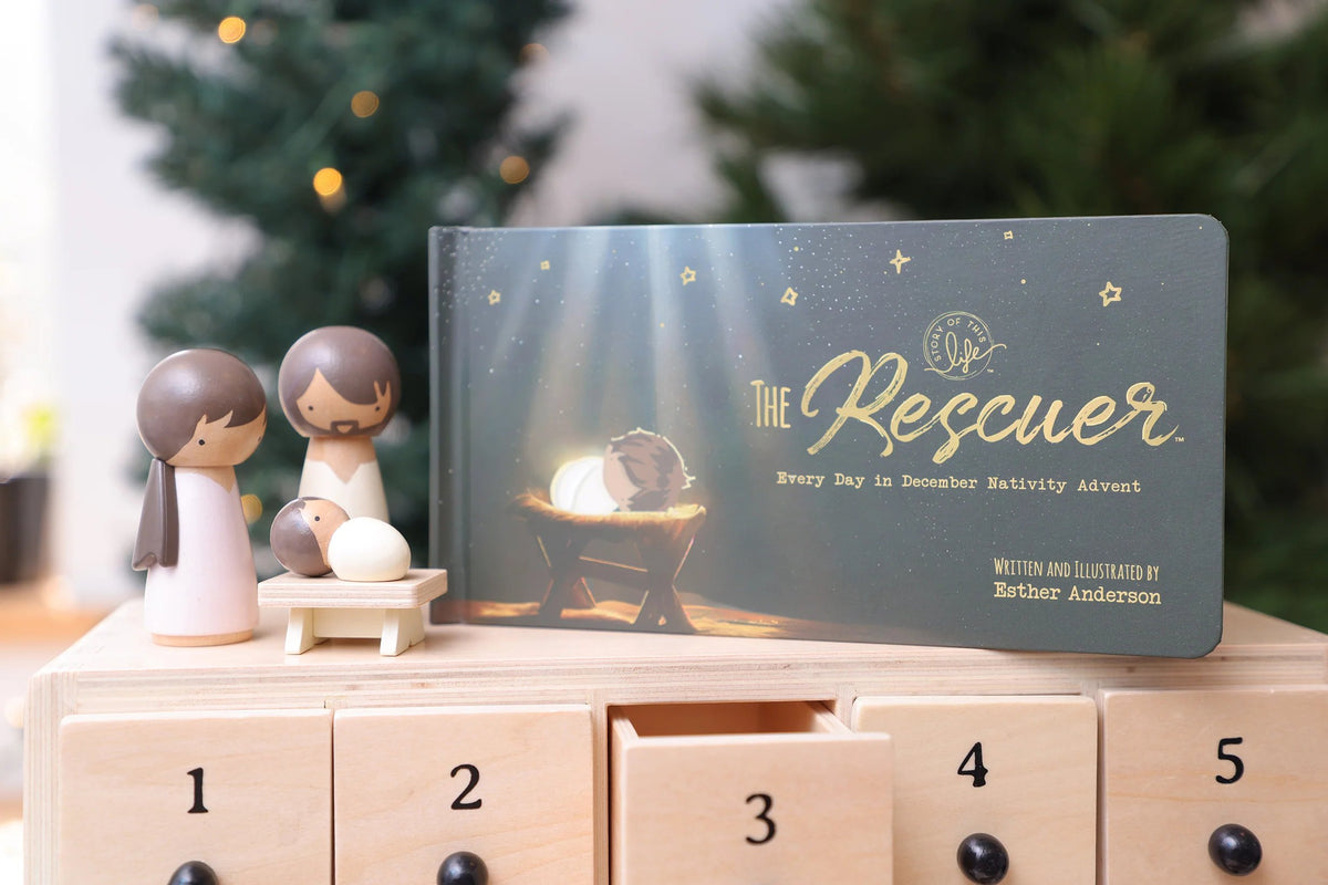 🔥LAST DAY SALE - 49% OFF✨✝️The Rescuer –Nativity Advent Calendar