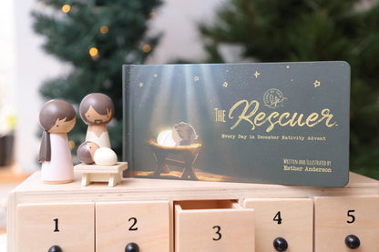 🔥LAST DAY SALE - 49% OFF✨✝️The Rescuer –Nativity Advent Calendar