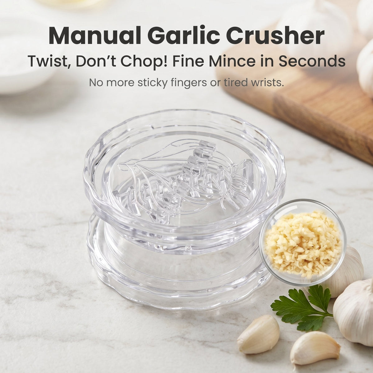 🎁Hot Sale 50% OFF🔥Manual Garlic Twister & Masher