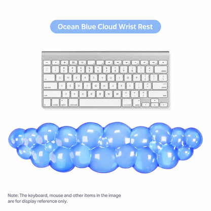 ☁️ Cloud Gel Wrist Rest Set – Soft Keyboard & Mouse Support for Work, Study & Gaming