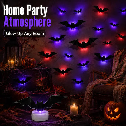 🔥Halloween Early Bird Sale🎃3D LED BAT DECORATION🦇✨