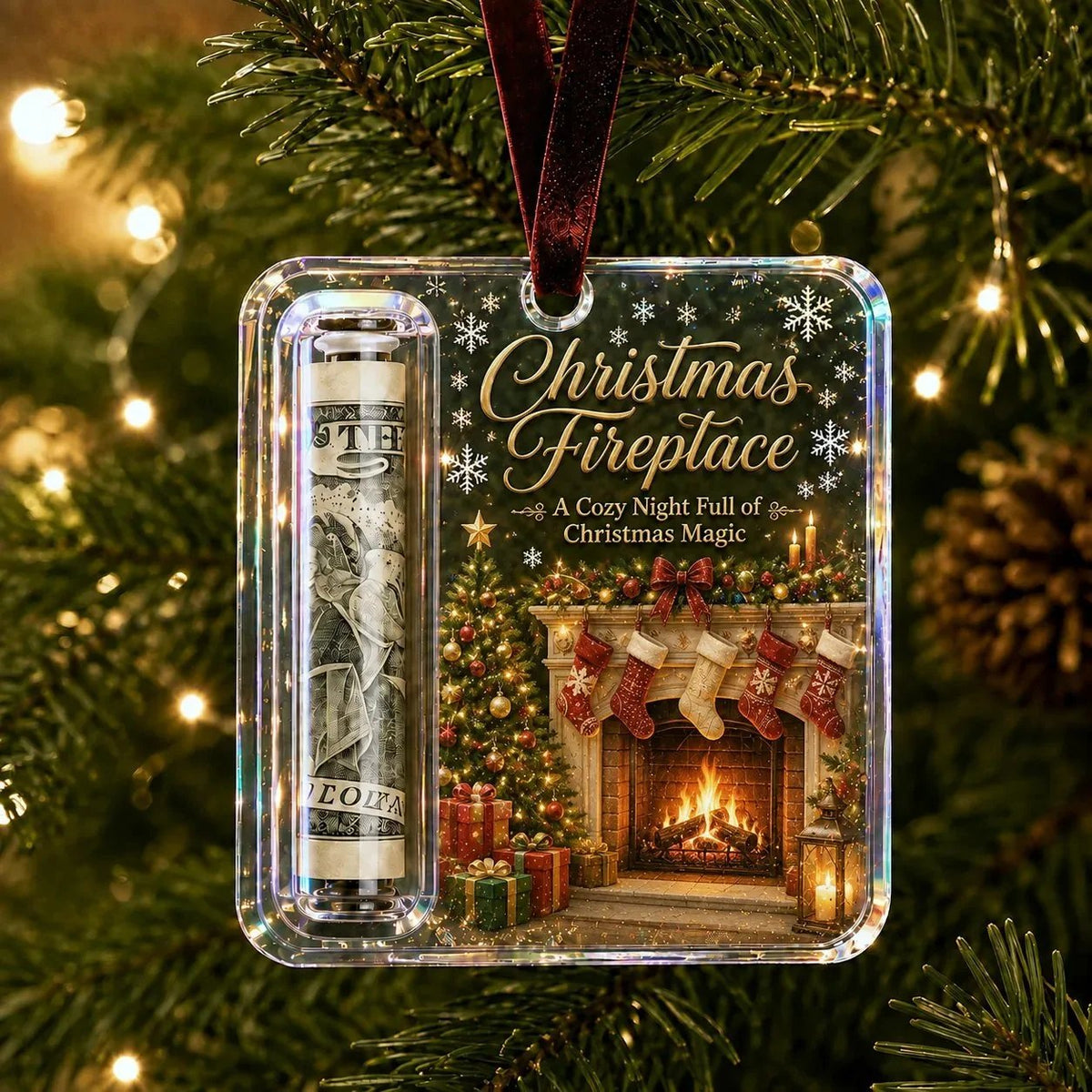 ✨🎄Christmas Cash Gift Holder Ornament