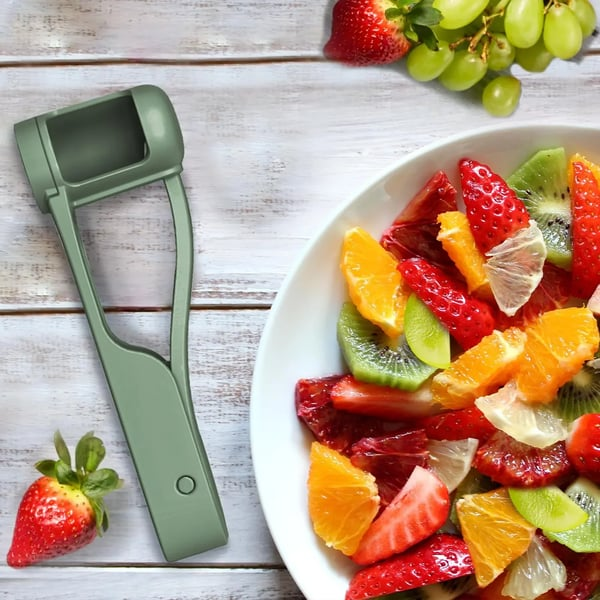 Grape Cutter For Toddlers 1-3 - Stainless Steel Baby Fruit Slicer
