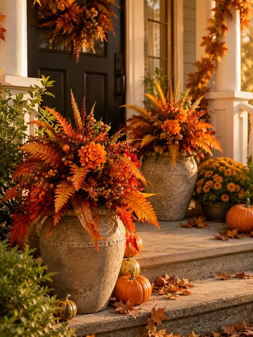 ✨Fall Floral Garden Stake – Instant Autumn Charm for Your Yard