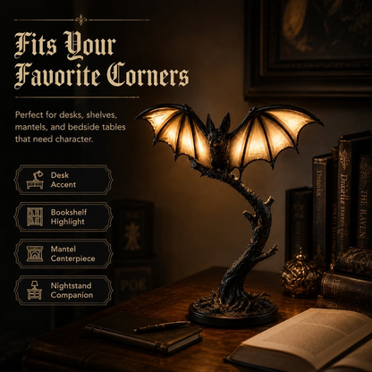 🔥Halloween Early Bird Sale🎃Glowing Bat Desk Lamp