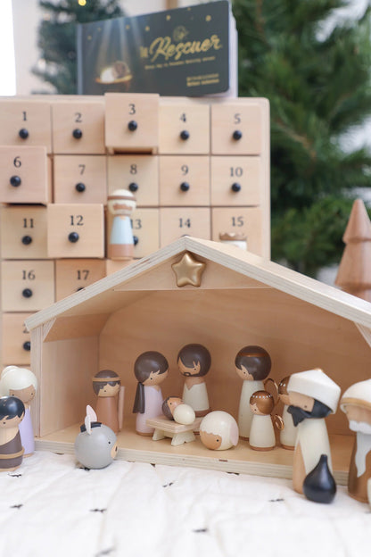 🔥LAST DAY SALE - 49% OFF✨✝️The Rescuer –Nativity Advent Calendar