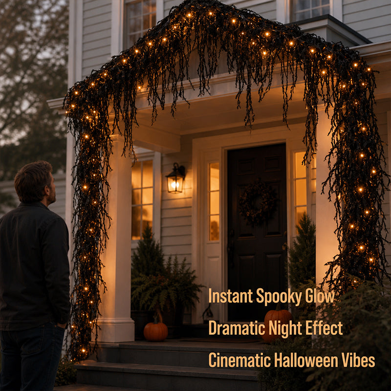 👻New Arrivals🎃 Spooky Chic: Halloween Fireplace Decor Set 👻