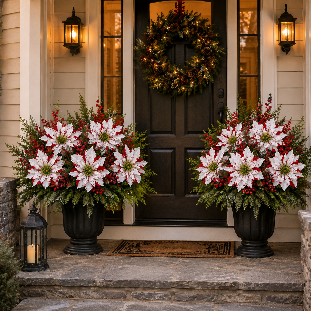 ❀Last Day 61% OFF🔥Christmas Poinsettia Planter Inserts