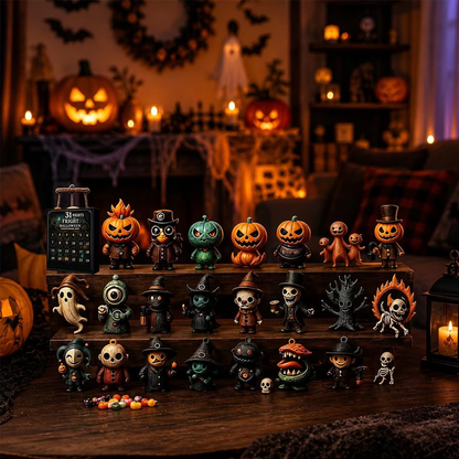 2026 Halloween Countdown Advent Calendar, 15-Day or 31-Day “Nights of Fright” Blind Bag Surprise Gift Box with Collectible Mini Figures & Charms