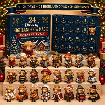 🐮🎄 24 Days of Highland Cow Magic Advent Calendar