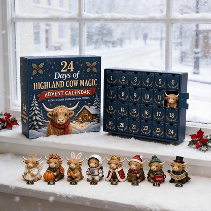 🐮🎄 24 Days of Highland Cow Magic Advent Calendar