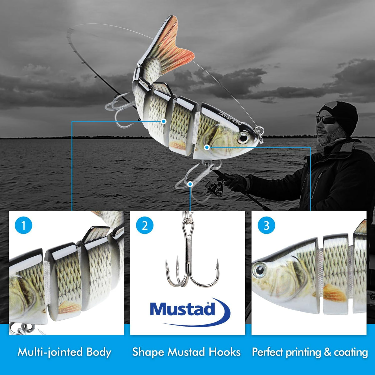 6-Segment Lifelike Fishing Lures🎣