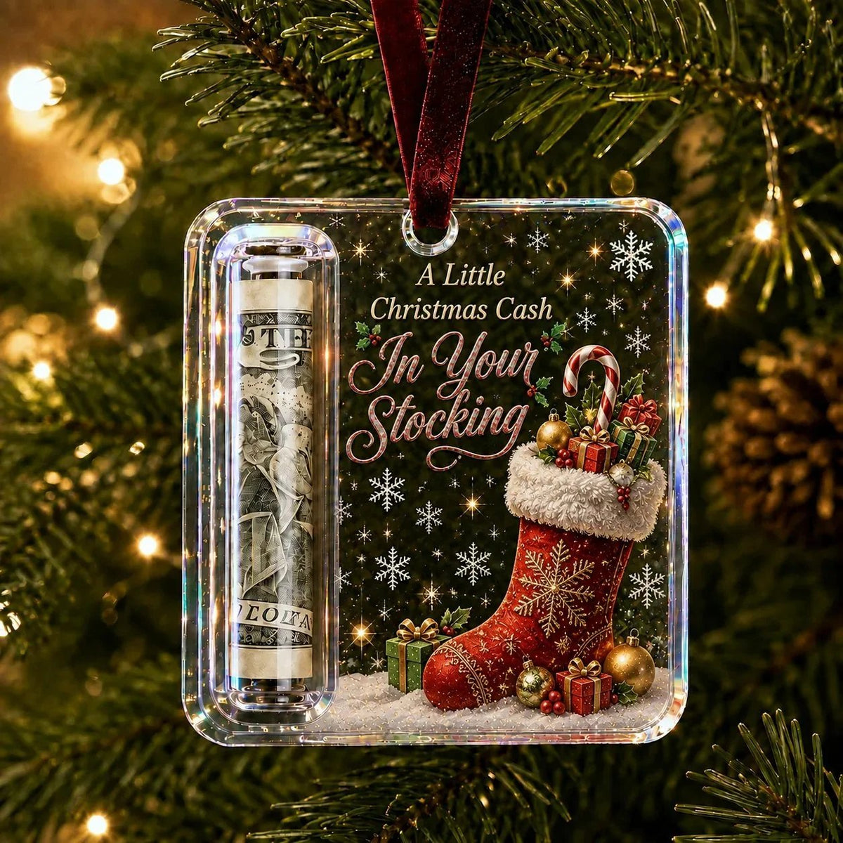 ✨🎄Christmas Cash Gift Holder Ornament