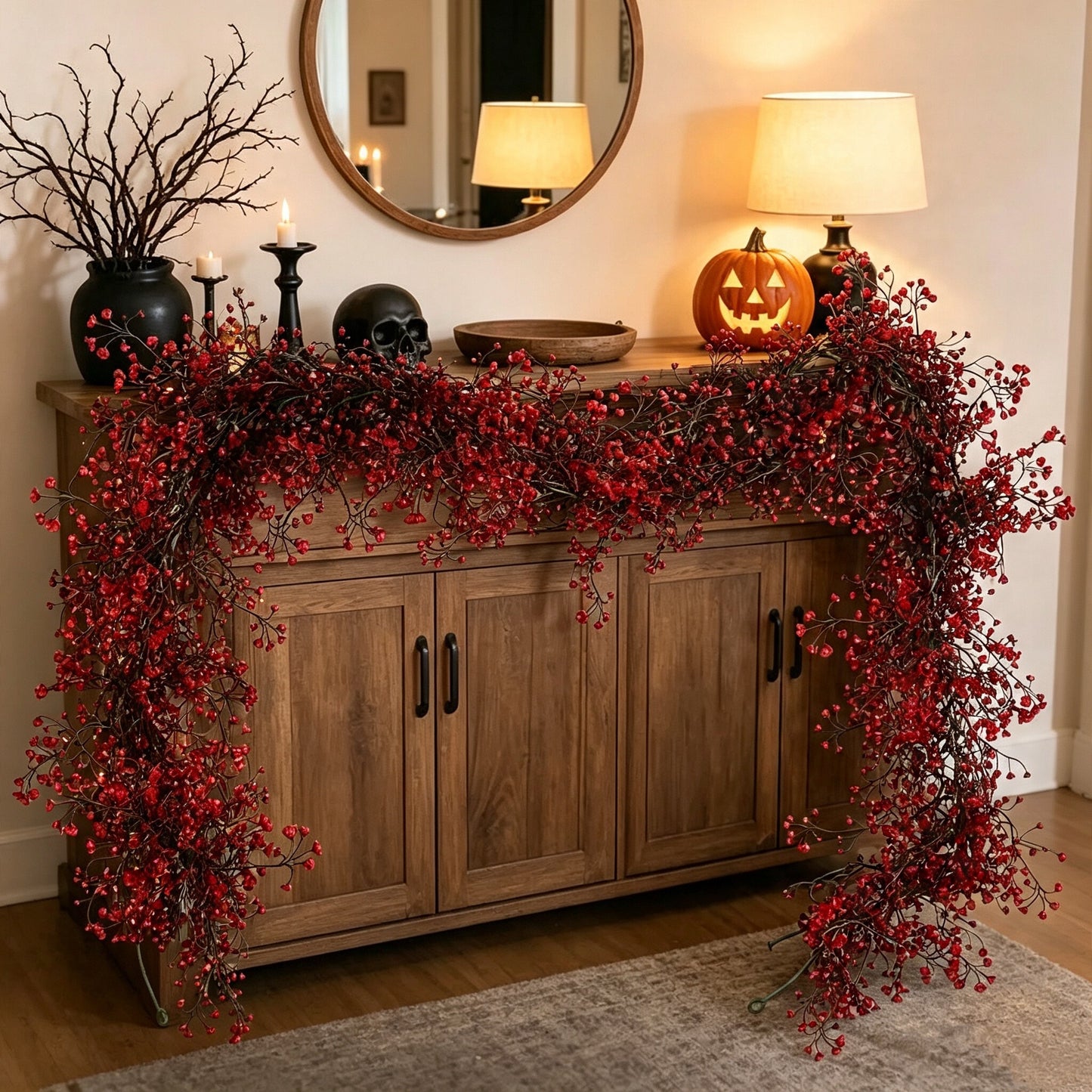 👻New Arrivals🎃 Spooky Chic: Halloween Fireplace Decor Set 👻