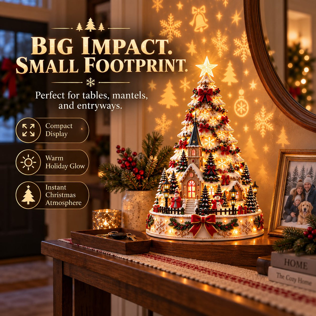 🏆 49% OFF Today --🎄MerryRealm™ Christmas Village Decorative Lights