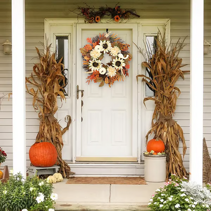 🔥Fall Pre-sale - White Sunflower Fall Wreath
