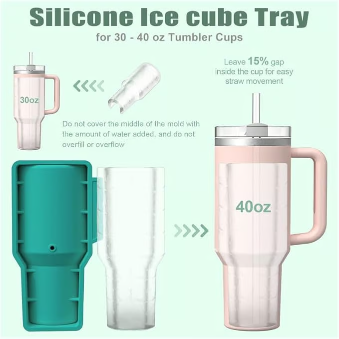 🔥2026 Hot Sale🔥Upgrade Ice Cube Tray For Stanley Cup