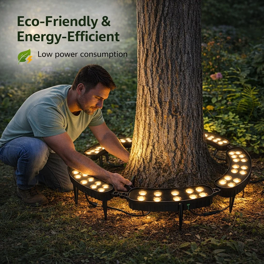 LED Ring Tree Light(Single Piece) | Outdoor Waterproof Landscape Spotlight