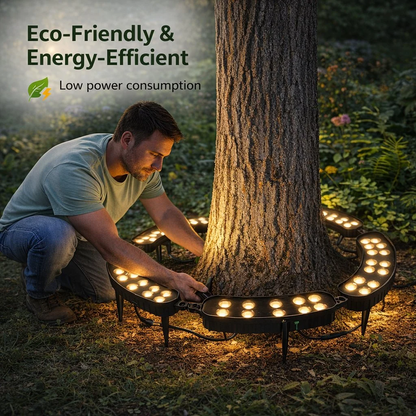 LED Ring Tree Light(Single Piece) | Outdoor Waterproof Landscape Spotlight