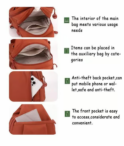2026 Premium 3 In 1 Anti-Theft Travel Tote Bag