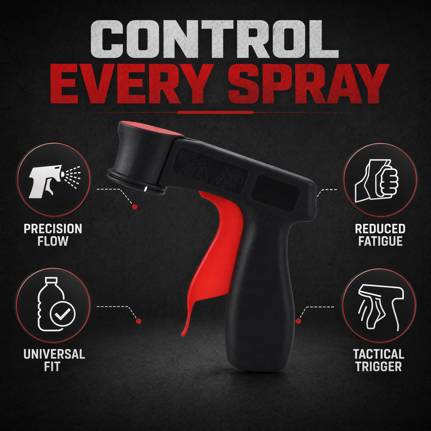 Spray Can Trigger Handle,Turn Any Can Into A Pro Sprayer!