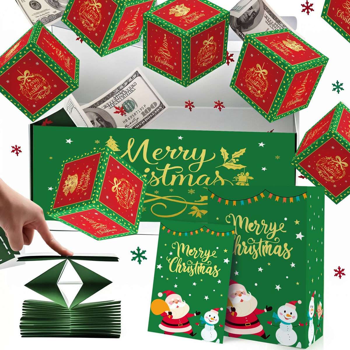 🎄 Christmas Pop-Up Surprise Gift Box Set