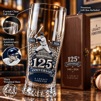 Let’s Go Tribe! 125th Anniversary Commemorative Pint Glass