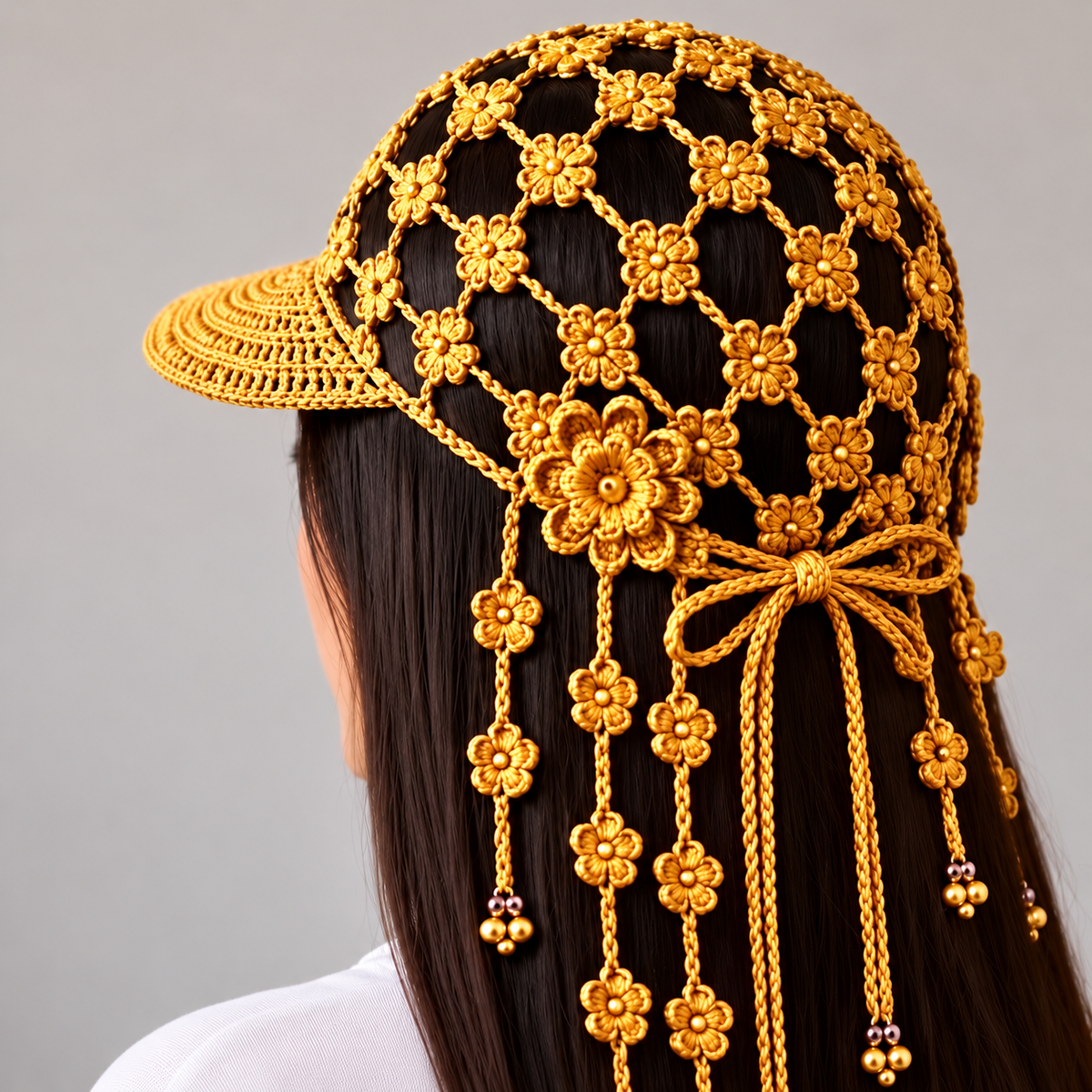 🔥LAST DAY 50% OFF - 🍂 Women’s Handmade Crochet Autumn Baseball Cap