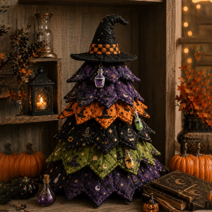🔥Halloween Early Bird Sale🎃DIY Halloween Quilted Fabric Tree Kit