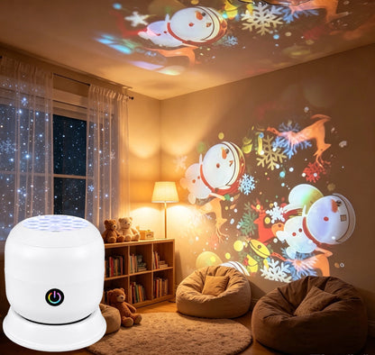 Dynamic rotating LED light projector