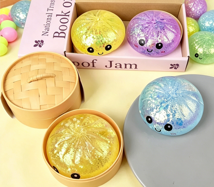 Glitter Dumpling – Soft Slow Rising Stress Relief Toy  Fidget Slow Rise toy
