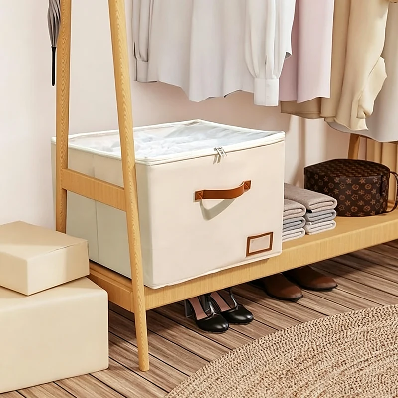 Foldable Shoe Organizer ForCloset With Clear Cover