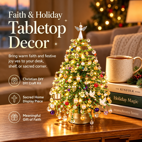 Cross-border new product: DIY Christmas tree kit with beads for making a Christmas tree