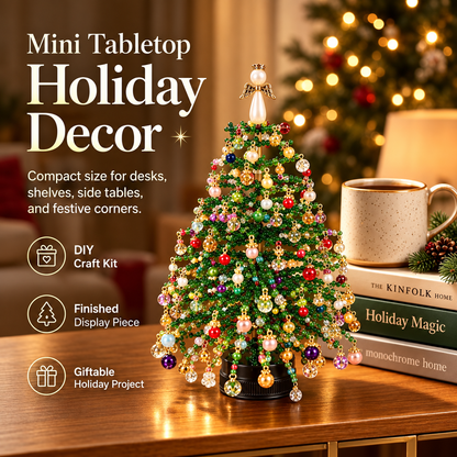Cross-border new product: DIY Christmas tree kit with beads for making a Christmas tree